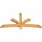 Ekena Millwork Davenport Rough Sawn Timber Gable Bracket, Western Red Cedar, 72"W x 36"H x 4"D x 4"F, 12/12 Pitch GBW072X36X0404DAV00RWR - alternate 3
